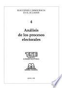 Análisis de los procesos electorales