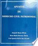 Apuntes de derecho civil patrimonial / Notes of civil law heritage
