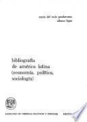 Bibliografía de América Latina (economía, política, sociología)
