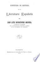 Compendio de historia de la literatura española