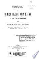 Compendio de química analítica cuantitativa y de docimasia
