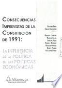 Consecuencias imprevistas de la Constitución de 1991