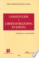 Constitución y libertad religiosa en España