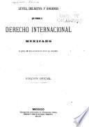 Derecho internacional México