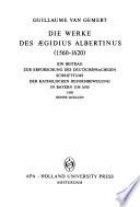 Die Werke des Ægidius Albertinus (1560-1620)