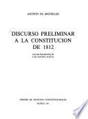 Discurso preliminar a la Constitución de 1812