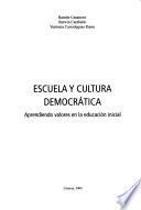 Escuela y cultura democrática