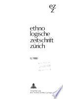 Ethnologische Zeitschrift Zürich