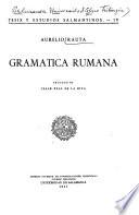Gramática rumana