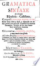 Grammatica Et Syntaxis Linguae Hispanicae