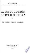 La revolución portuguesa ...