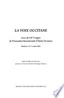 La voix occitane