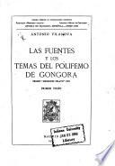 Las fuentes y los temas del Polifemo de Góngora