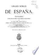 Linajes nobles de España