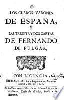 Los claros varones de España y las treinta y dos cartas de Fernando de Pulgar