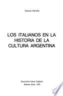 Los italianos en la historia de la cultura argentina