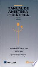 Manual de Anestesia Pediatrica