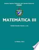 Matemática III: guía del alumno