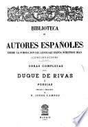 Obras completas del Duque de Rivas: Poesias