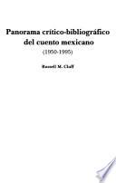 Panorama crítico-bibliográfico del cuento mexicano (1950-1995)