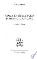 Poeta en Nueva York di Federico García Lorca