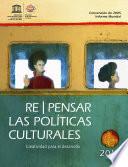 Re|Pensar las politicas culturales: creatividad para el desarrollo