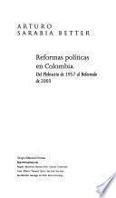 Reformas políticas en Colombia