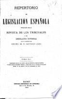 Repertorio de legislación española