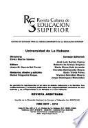 Revista cubana de educación superior