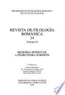 Revista de filología románica