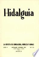 Revista Hidalguía número 24. Año 1957