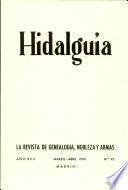 Revista Hidalguía número 93. Año 1969