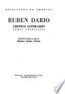 Rubén Darío, crítico literario