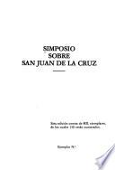 Simposio sobre San Juan de la Cruz