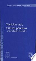 Tradición oral, culturas peruanas
