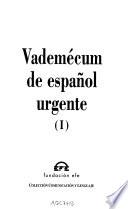 Vademécum de español urgente